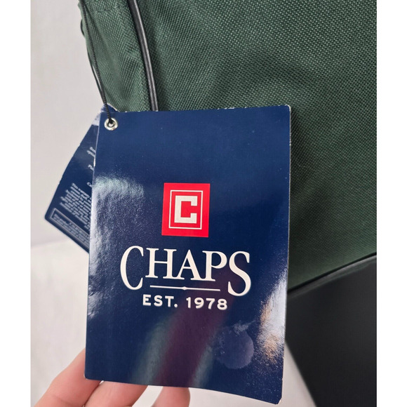 Chaps Laptop Bag Sedona Collection Green Black 15.5" x 11" x 3" - Picture 5 of 16